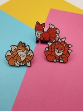Pin/Anstecker - Neunschwänziger Fuchs, Kumiho, Kitsune