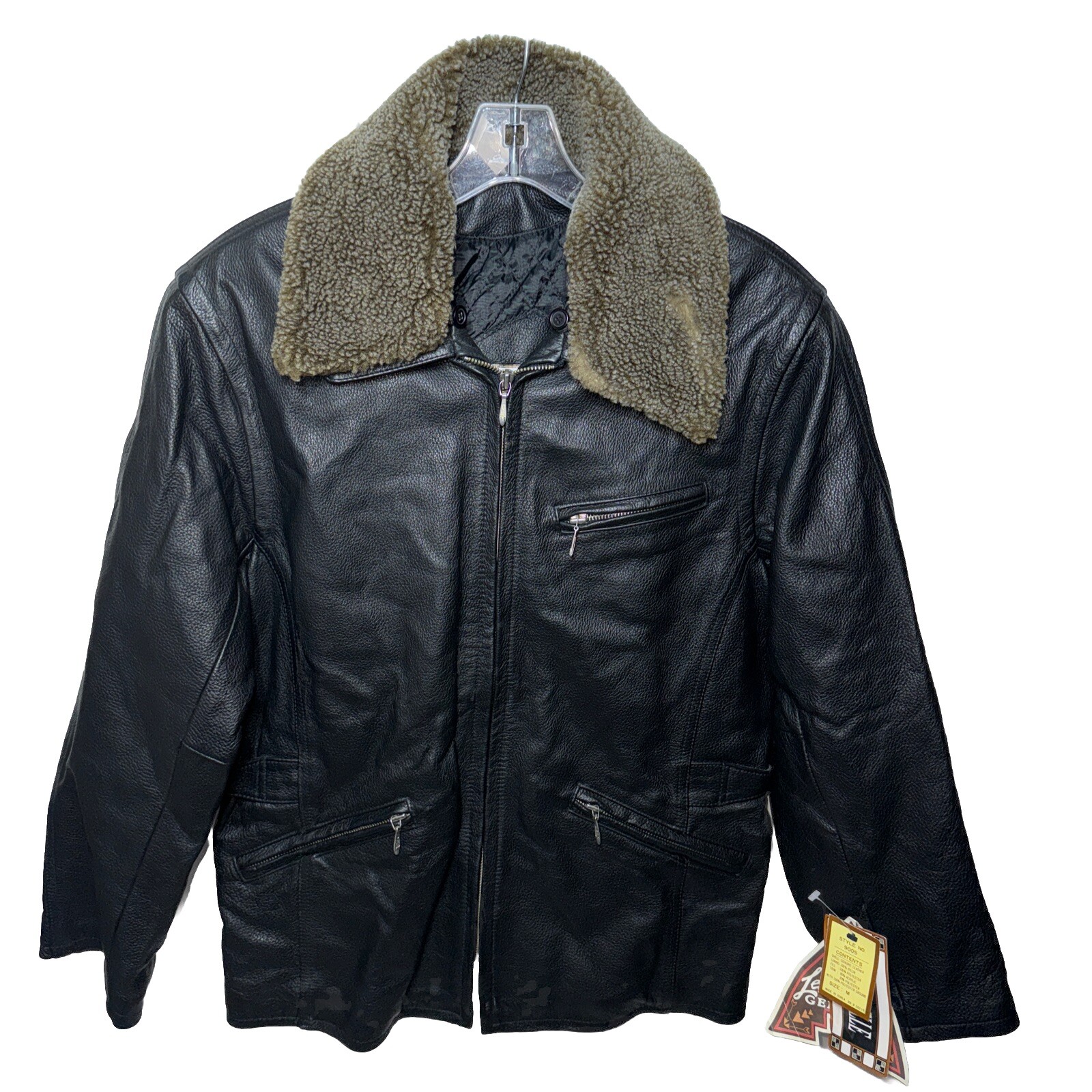 dead stock vintage leather jacket 【公式通販】
