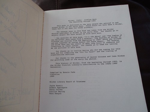 Wilder Idaho - Looking Back - Bonnie Cade 1990 First Edition Signed - Scarce YB - Picture 2 of 8