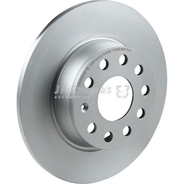 JP Group 2X Bremsscheiben Hinten Ø272 Voll FüR VW Touran 1T1 1T2 1T3 Golf VI-image