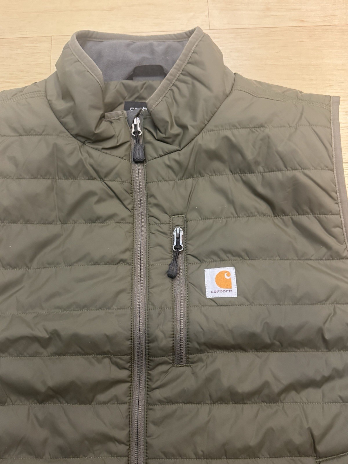 Carhartt Men's Rain Defender Lightweight Insulated Vest Size 2XL Moss Green NWOT