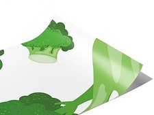 Rwraps Broccoli Vegetable Purple Sprouting Gloss Vinyl Film Wrap 59in x 6in