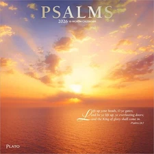 Psalms | 2026 12x24" (Hanging) Monthly Square Wall Calendar