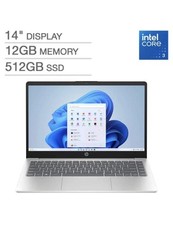 HP 14-EP1063CL 14" FHD Core 3 100U 1.2 GHz 12GB 512GB SSD Win11P, Silver