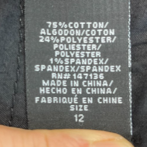 1822 Jeans - Womens Size 12 - Black - Mid Rise - Stretch - Skinny Ankle (3728) - Picture 19 of 20