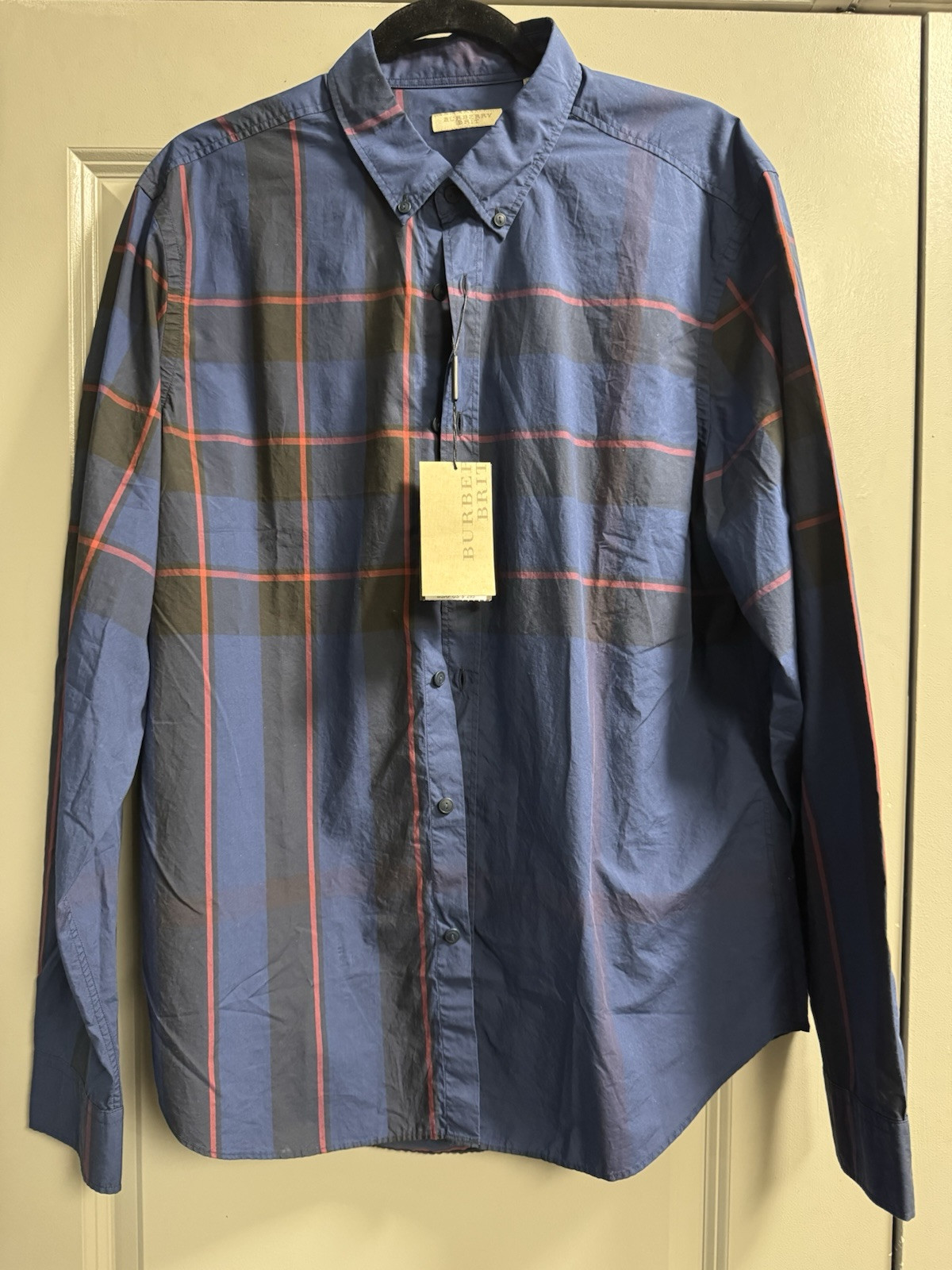 BURBERRY Shirt Men XL New with Tags
