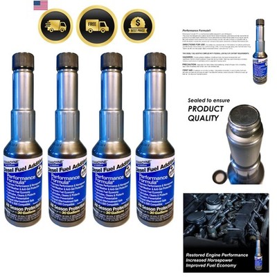 4 Bottles of 38564 Performance Formula 8 oz Diesel Fuel Additive