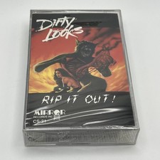 Dirty Looks - Rip It Out Cassette Tape 1996 US 1st Hard Rock SEALED