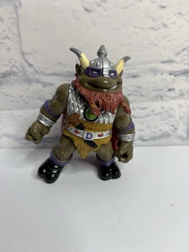Vtg 1994 TMNT Dwarf Don Donatello Figure Warriors Forgotten Sewer Playmates Read