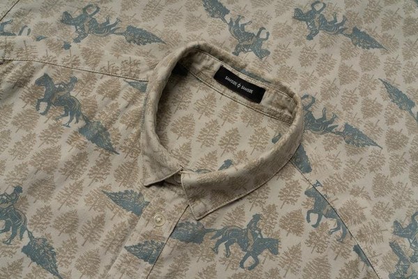 Men Samsoe Samsoe Shirt Beige Cotton 40 /L / 48