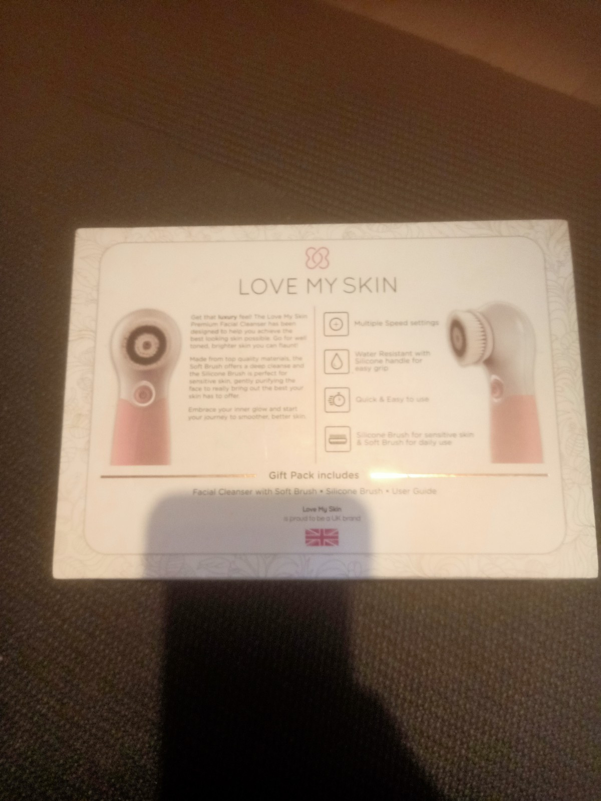 Love My Skin Premium Facial Cleansing Gift Pack With Soft Brush