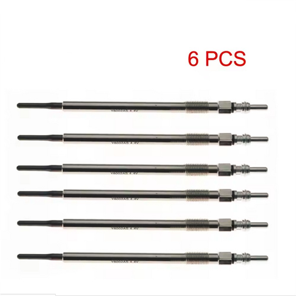 6 Ã Glow Plugs 4.4V 05175756AA A0011597101 For Mercedes-Benz W169 W204 W211 W164