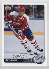 1992-93 Upper Deck Dale Hunter #131 0a4
