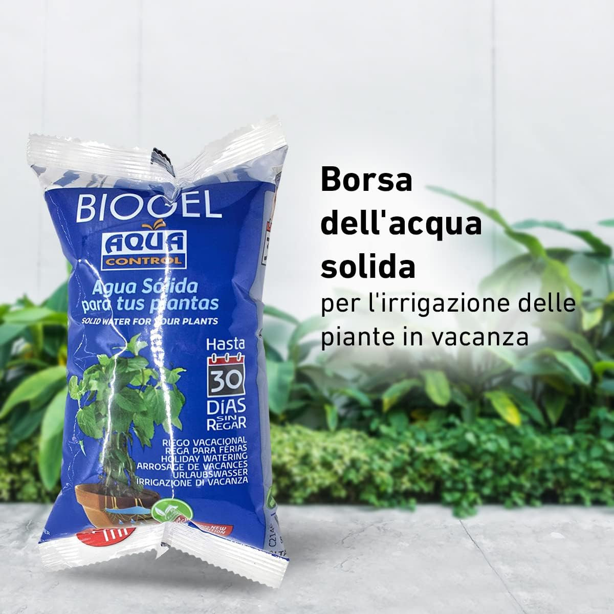 Acqua Solida Piante Vacanze: Kit Irrigazione Gel 30 Giorni 400ml - 2