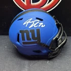 Jeremy Shockey New York Giants Signed Rave Mini Helmet Autographed Beckett BAS