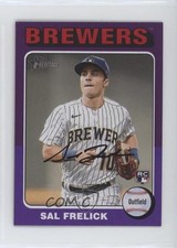 2024 Topps Heritage Mini Rookies Purple Border 6/15 Sal Frelick #451 he0