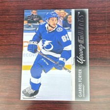 Upper Deck 2021-22 Extended Series Young Guns Gabriel Fortier #704 Lightning