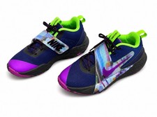 Nike Team Hustle Sneakers Youth 6 Blue Purple Basketball Shoes Big Kids