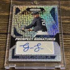 2024 Prizm Baseball George Lombard Jr Prospect Signatures Mojo # /25 - Yankees
