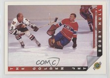 1991-92 Ultimate Original Six ( in Goal) Bobby Hull Gump Worsley #91 HOF 0ps8