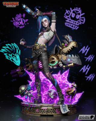 Jinx Resin Figure / Statue various sizes