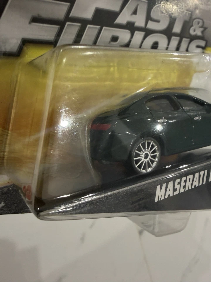Mattel Fast & Furious Maserati Ghibli 1:55 Scale Diecast #19/32 Furious 7 FCF54 - Image 4 of 4