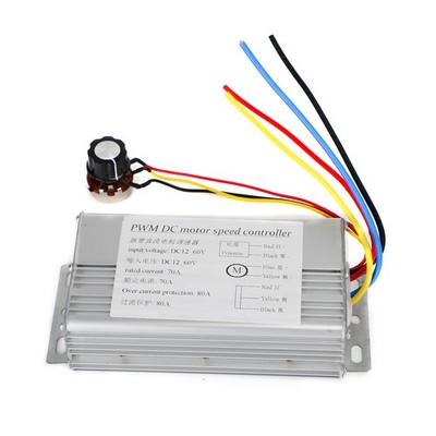 DC 10-60V 4000W PWM Motor Drehzahlregler Einstellbare Drive Control Regler 0-70A