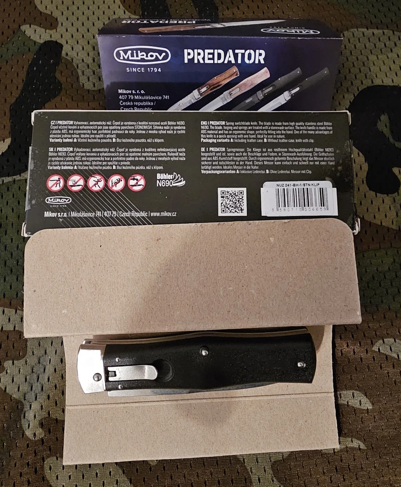 Mikov PREDATOR Messer,,Nagelneu  mit Originale Verpackung,,MADE IN TSCHECHIEN - Bild 4 von 4