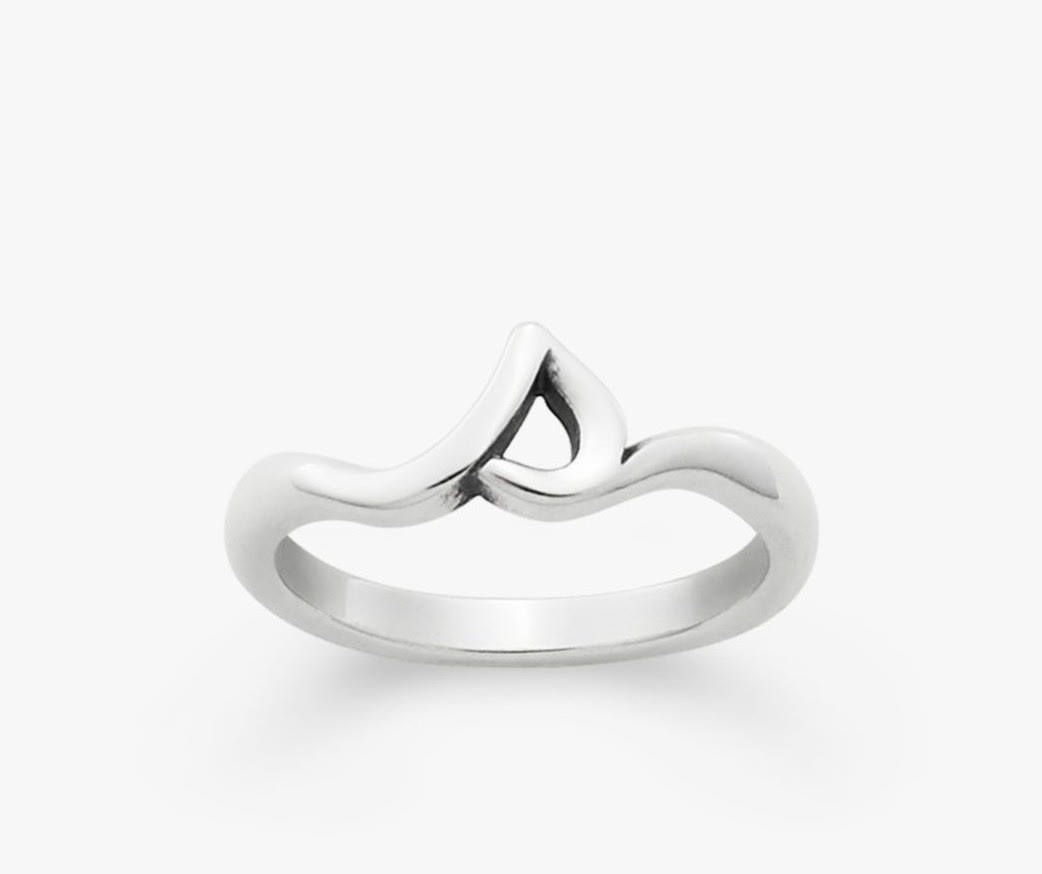 James Avery Letter S Script Initial Ring Size 8 S… - image 5
