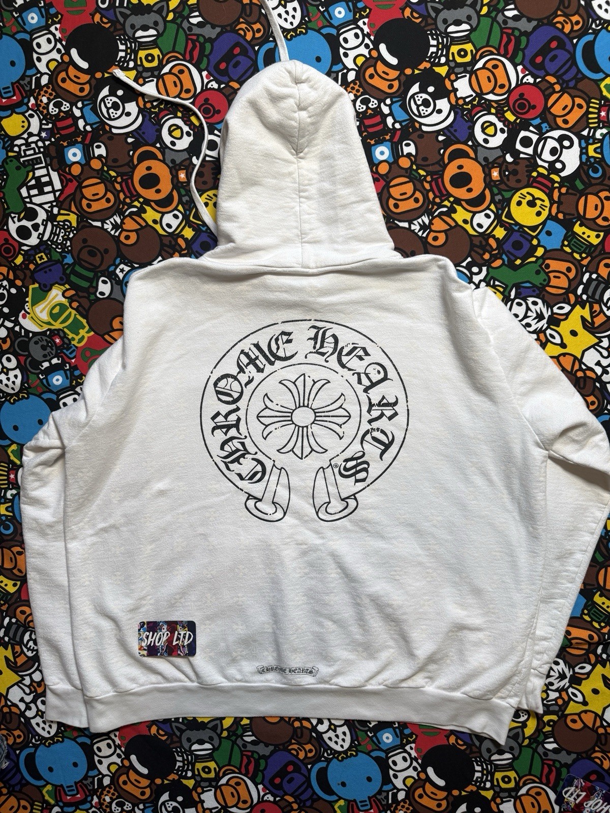 Chrome Hearts White Monogram Pullover Hoodie - image 14