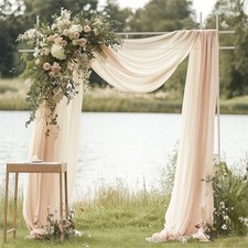 Modern White Wedding Archway Backdrop Stand Garden Plant Arbor for Ceremony