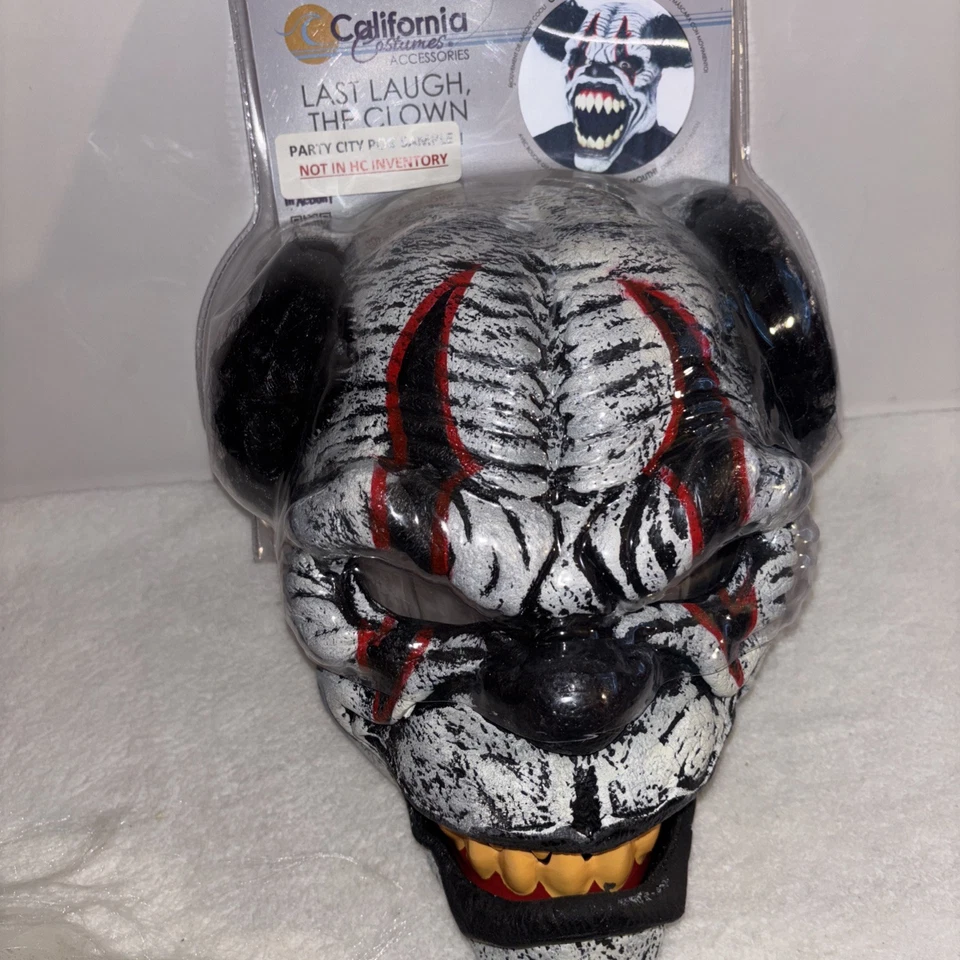 California Last Laugh the Scary Clown Mask Adult With Carry Around Clown Insane - Image 2 of 3