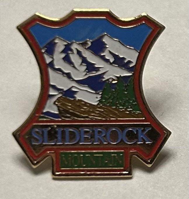 Sliderocks Mountain - Snow Peaks Trees Park Pin