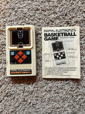 Original Owner of this 1978 Mattel Electronics Basketball Handheld Video Game.