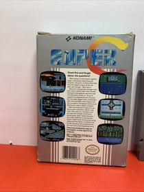 Konami Official Nintendo NES Super C Game Box Case & Original Booklet 1990