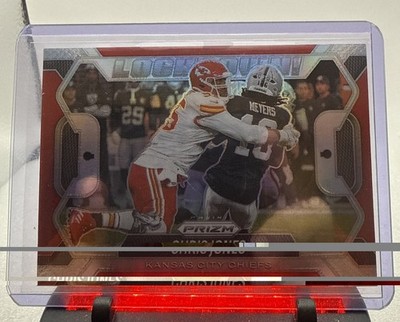 2022 Panini Prizm - Lockdown! Chris Jones #6 Silver Prizm
