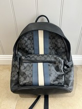 COACH genuine West Backpack In Signature Canv...
