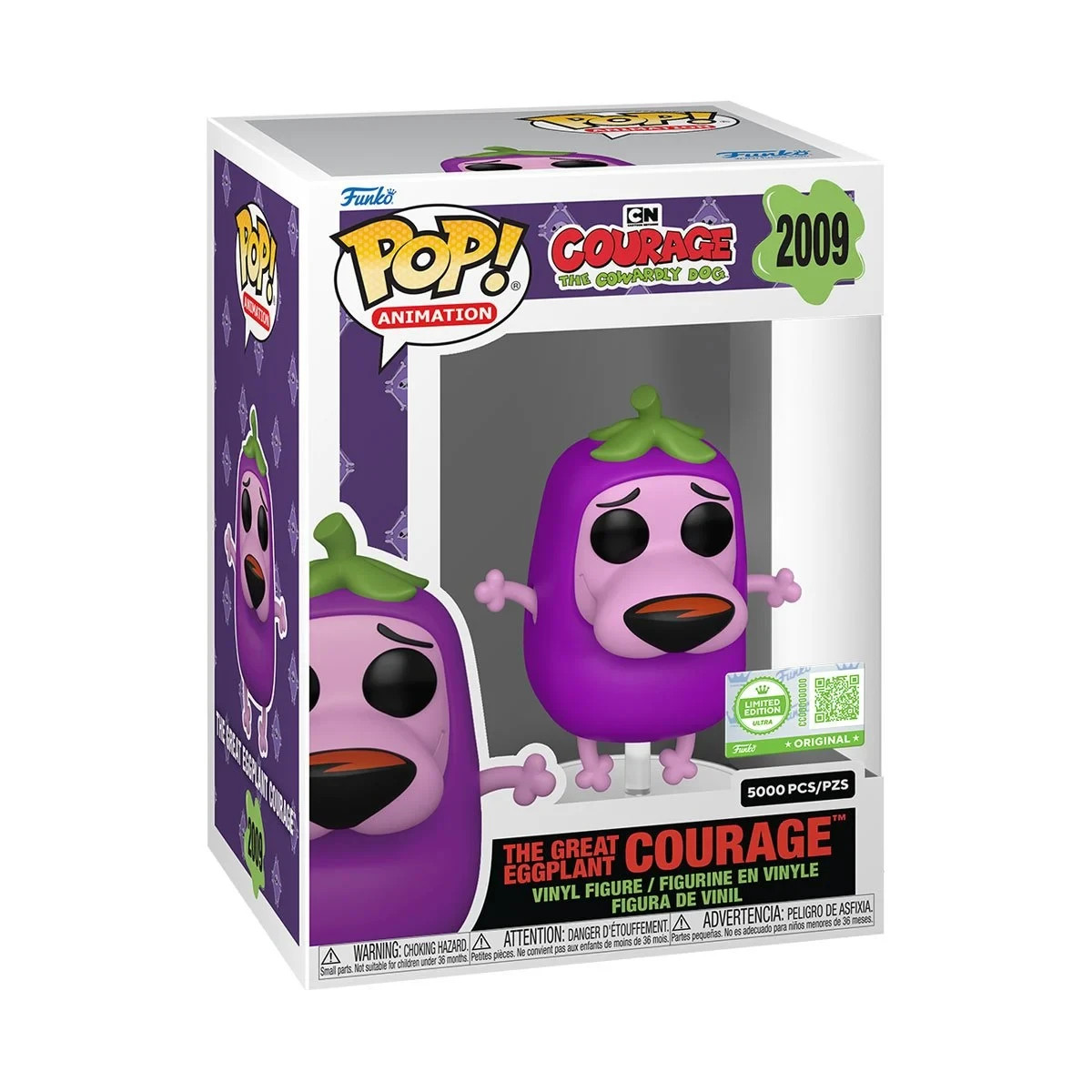 Courage the Cowardly Dog The Great Eggplant Courage Funko Pop
