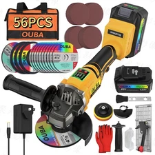 Cordless 4-1/2 Power Angle Grinder for Dewalt 20V Max Battery Brushless 9500 RPM