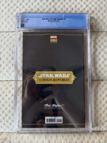 "Star Wars: The High Republic" #4 CGC 9.8 (2021 Marvel) Mayhew Shadow Variant - Picture 2 of 2