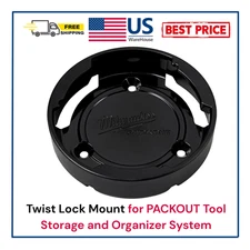 Twist Lock Mount for PACKOUT Tool Storage and Organizer System