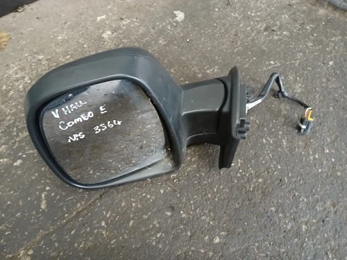 VAUXHALL COMBO WING MIRROR BLACK PLASTIC N/S LEFT PASSENGER 2021 ~
