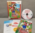 Mario Super Sluggers Nintendo Wii Video Game Baseball Sports CIB W/Manual