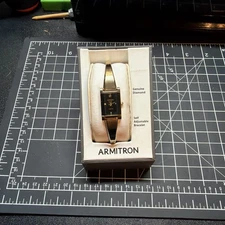 Armitron Women's Diamond-Accented Bangle Watch#3