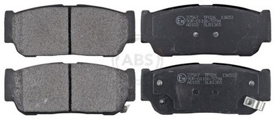 A.B.S. Bremsbelagsatz Scheibenbremse 37567 für SORENTO SSANGYONG RODIUS KIA 1 JC