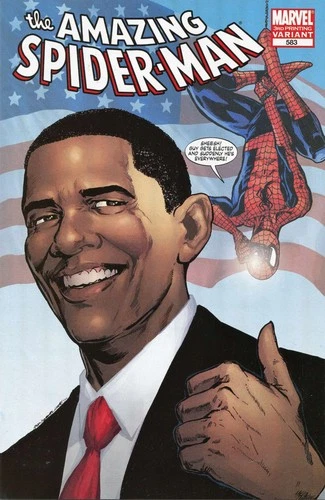 Amazing Spider-Man, The #583 (3rd) VF/NM; Marvel | Barack Obama - w/Bag+Board