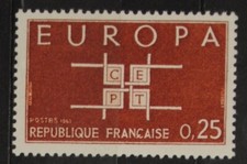 1963 FRANCE TIMBRE Y & T N° 1396 Neuf * * SANS CHARNIERE (MNH)