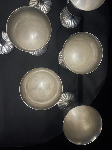 (8) International Silver Co Weinkelche 6" hoch EUC ungetrübt - Bild 9 von 19