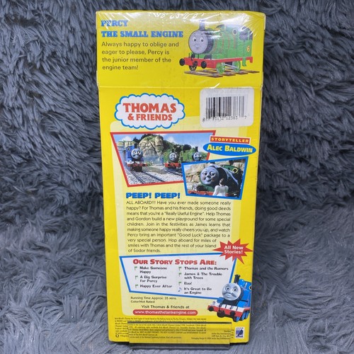 Thomas & Friends Make Someone Happy VHS Limited Edition Percy Figure Toy Train - Picture 3 of 6