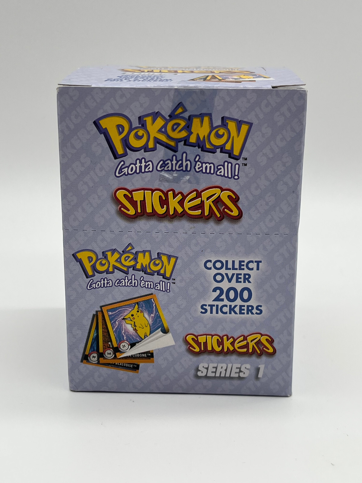 Artbox Pokemon Stickers Series 1 - 30 Päckchen - 1999 - Ungeöffnet